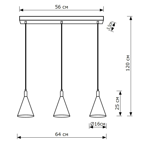 Подвесной светильник LightHall Glaro LH012085 изображение в интернет-магазине Cramer Light фото 3