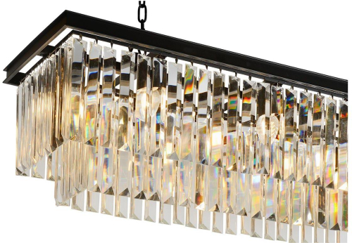 Подвесная люстра iLamp Triumph 6118-1000 BK изображение в интернет-магазине Cramer Light фото 4
