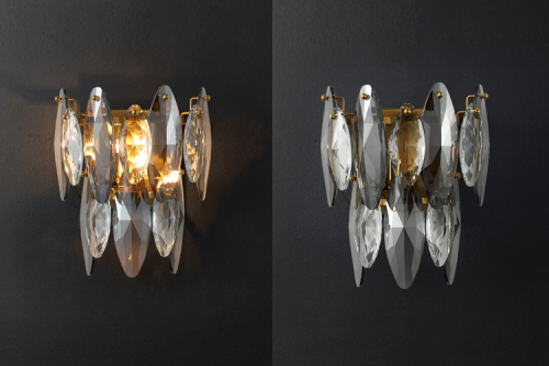 Настенный светильник Delight Collection MT8980-W brass изображение в интернет-магазине Cramer Light фото 3