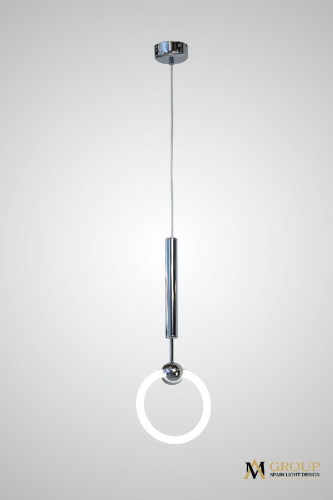 Подвесной светильник AM Group AM453 D200 CH изображение в интернет-магазине Cramer Light