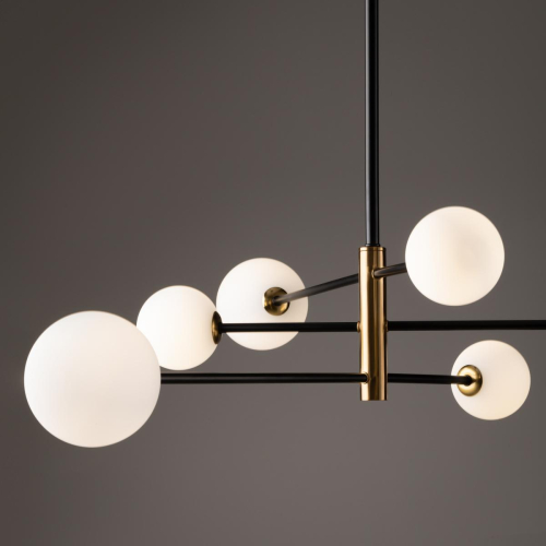 Люстра на штанге Freya Sphirity FR5376CL-06B изображение в интернет-магазине Cramer Light фото 7