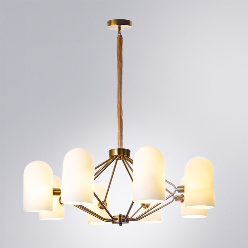 Подвесная люстра Arte Lamp Cassel A5454LM-8PB изображение в интернет-магазине Cramer Light фото 2