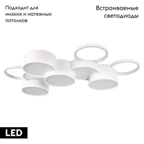 Потолочная люстра Loft IT Pin 10317/9 White изображение в интернет-магазине Cramer Light фото 2