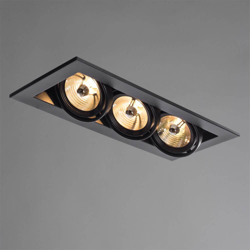 Встраиваемый светильник Arte Lamp Technika A5930PL-3BK изображение в интернет-магазине Cramer Light фото 5
