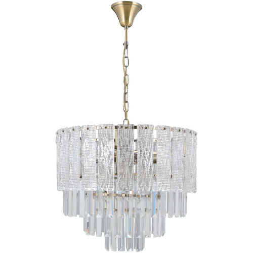 Подвесная люстра Illumico IL3581-9ASQ-25 AB GENOA изображение в интернет-магазине Cramer Light фото 2