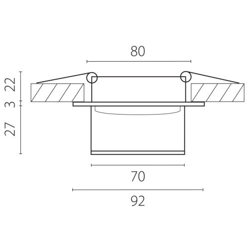 Встраиваемый светильник MR16 Lightstar Maturo GU10 072007 изображение в интернет-магазине Cramer Light фото 3