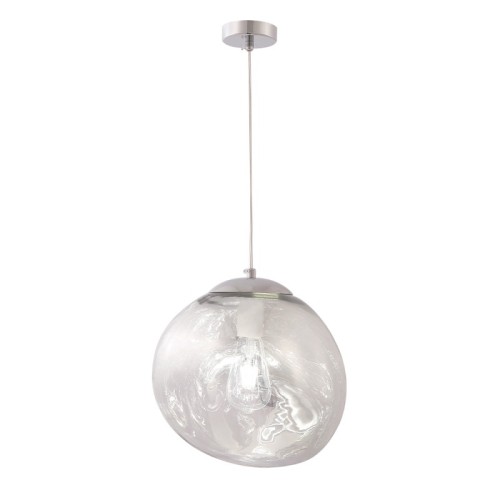 Подвесной светильник Crystal Lux MALAGA SP1 D280 CHROME изображение в интернет-магазине Cramer Light