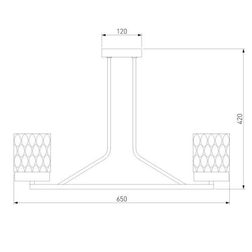 Потолочная люстра Eurosvet Calle 60127/6 хром изображение в интернет-магазине Cramer Light фото 6