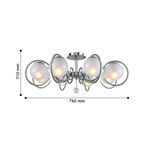 Потолочная люстра F-Promo Fabbio 2349-8U изображение в интернет-магазине Cramer Light фото 4
