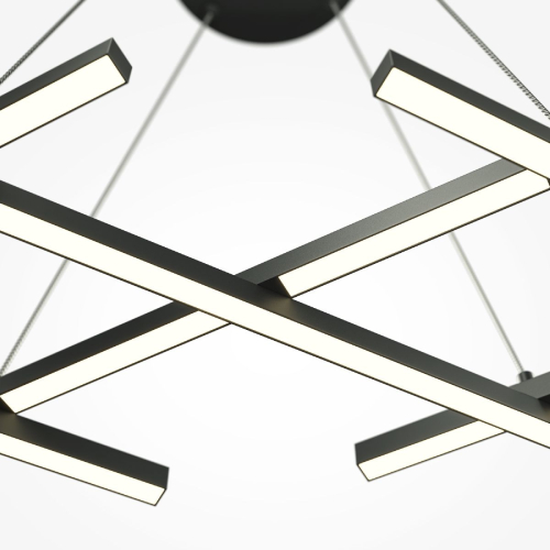 Подвесная люстра Maytoni Halo MOD244PL-L50BK изображение в интернет-магазине Cramer Light фото 7