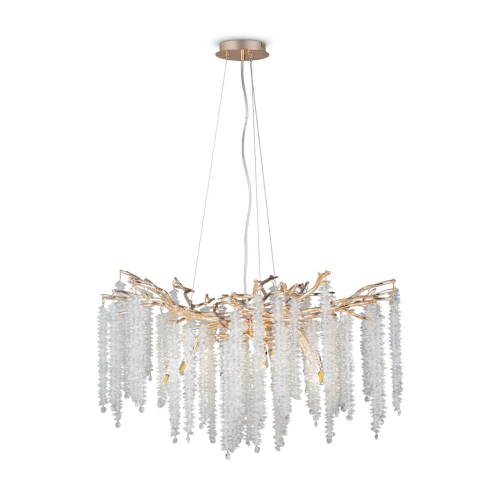 Подвесная люстра Freya Mineral FR1010PL-10G изображение в интернет-магазине Cramer Light фото 3