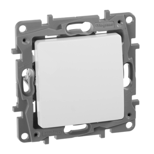 Переключатель одноклавишный Legrand Etika 10A 250V белый 672205 дополнительное фото