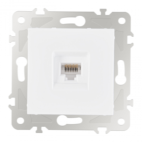 Розетка RJ45 Arte Milano 203.45-1.white дополнительное фото фото 6