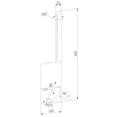 Настенный светильник Elektrostandard Sarca 4690389204524 40111/LED a066403 изображение в интернет-магазине Cramer Light фото 7