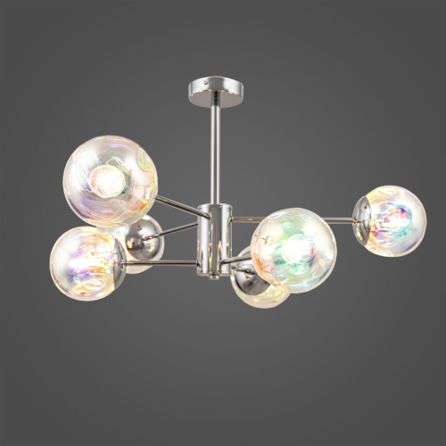 Люстра на штанге Freya Hubble FR5223PL-06CH изображение в интернет-магазине Cramer Light фото 7