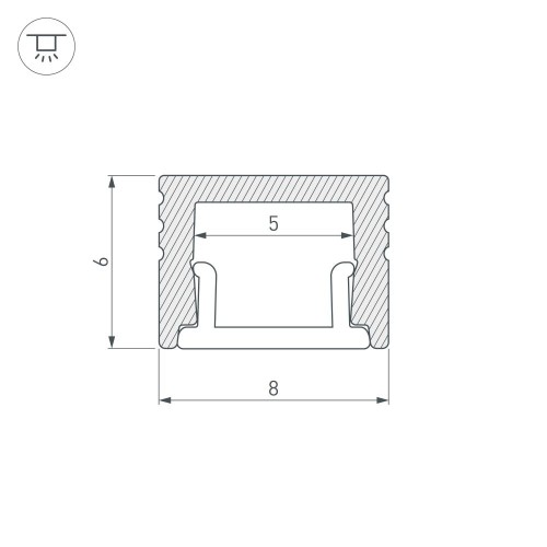 Профиль Arlight SL-MINI 030522 изображение в интернет-магазине Cramer Light фото 2