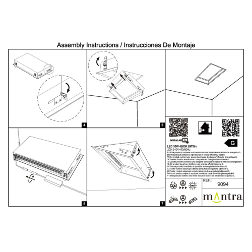 Встраиваемый светильник Mantra Blue Sky 9094 изображение в интернет-магазине Cramer Light фото 8