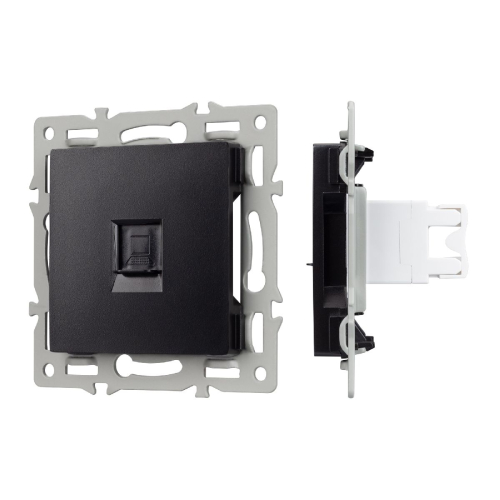 Механизм компьютерной розетки Arlight SCT-MPC1-PL-BK 045334 дополнительное фото