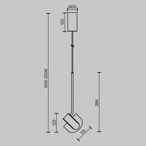 Подвесной светильник Maytoni Levix MOD459PL-L7BSK изображение в интернет-магазине Cramer Light фото 4