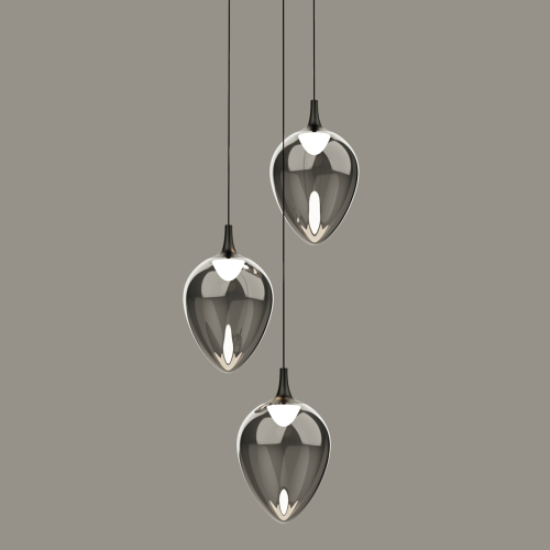 Подвесной светильник Delight Collection MD24001012-3A black/smoky изображение в интернет-магазине Cramer Light фото 2