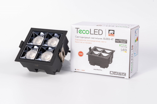 Встраиваемый светодиодный светильник Fiberli XL003-4T(W) 12130306 изображение в интернет-магазине Cramer Light фото 5