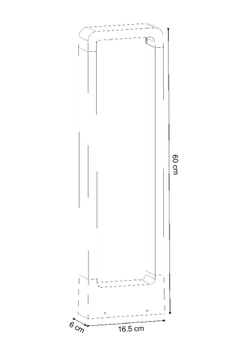 Ландшафтный светильник Arte Lamp Trapezio A2060PA-1BK дополнительное фото фото 3