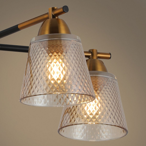 Люстра на штанге Freya Kello FR4015PL-05BBZ изображение в интернет-магазине Cramer Light фото 3