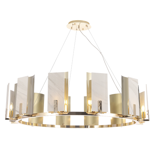 Подвесная люстра Crystal Lux DELUXE SP12 изображение в интернет-магазине Cramer Light фото 5