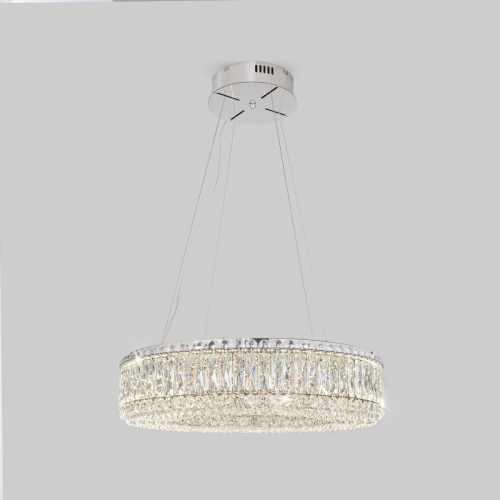 Подвесная люстра Eurosvet Iride 101007 LED хром a071458 изображение в интернет-магазине Cramer Light