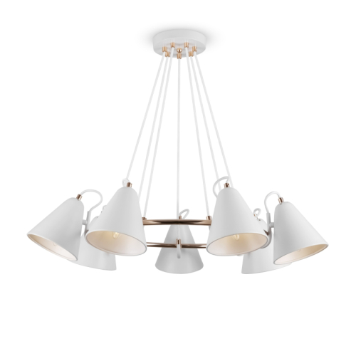 Подвесная люстра Freya Falke FR8001PL-07WG изображение в интернет-магазине Cramer Light