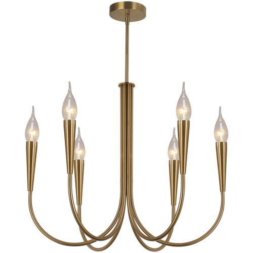 Подвесна люстра ILLUMICO IL0441-6P-79 BRASS VASE изображение в интернет-магазине Cramer Light фото 4