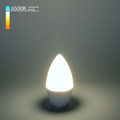 Лампа светодиодная Elektrostandard E14 6W 6500K матовая 4690389051203 изображение в интернет-магазине Cramer Light фото 2