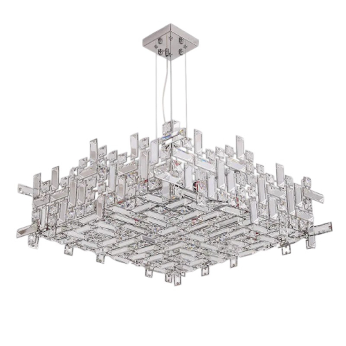 Подвесная люстра Delight Collection P7838-W80 chrome изображение в интернет-магазине Cramer Light