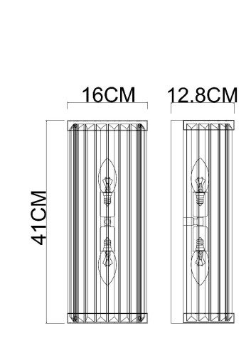 Настенный светильник Arte Lamp Fortuna A1069AP-2CC изображение в интернет-магазине Cramer Light фото 2