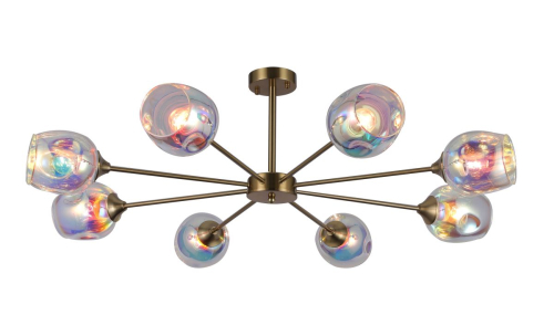 Люстра на штанге Freya Hubble FR5223PL-08C изображение в интернет-магазине Cramer Light фото 2