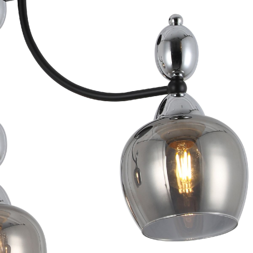 Потолочная люстра Illumico IL8258-3COU-79 BK CR изображение в интернет-магазине Cramer Light фото 4