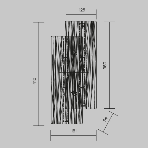 Настенный светильник Maytoni Frostum MOD439WL-L7BSK изображение в интернет-магазине Cramer Light фото 6