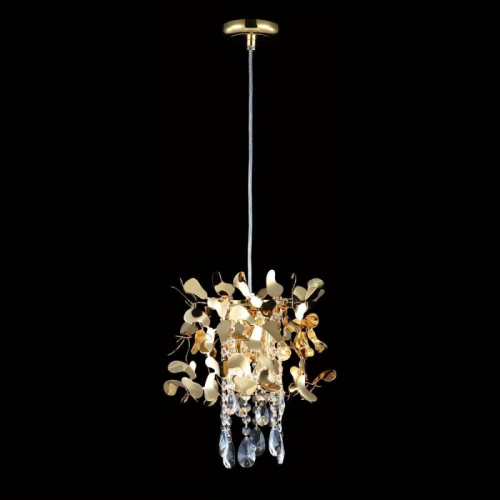 Подвесная люстра Crystal Lux Romeo SP2 Gold D250 изображение в интернет-магазине Cramer Light