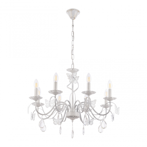 Подвесная люстра Arte Milano 346179/8 WT+SL изображение в интернет-магазине Cramer Light фото 3