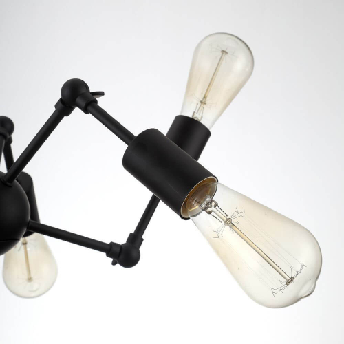 Подвесная люстра Arte Lamp A9190LM-6BK изображение в интернет-магазине Cramer Light фото 3