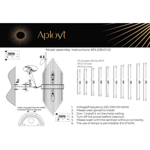 Настенный светильник Aployt Danil APL.638.01.02 изображение в интернет-магазине Cramer Light фото 12