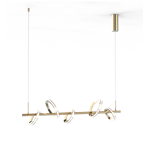 Подвесная люстра Delight Collection P0675-5D s-gold изображение в интернет-магазине Cramer Light фото 2