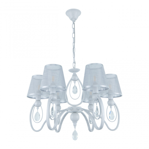 Подвесная люстра Arte Milano 347203/6 WT+SL изображение в интернет-магазине Cramer Light