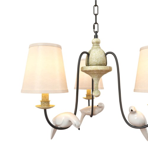 Подвесная люстра LOFT IT Birds Loft1029A-3 изображение в интернет-магазине Cramer Light фото 3