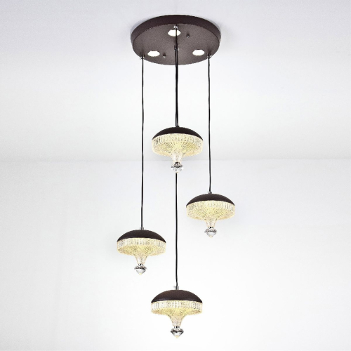 Каскадная люстра LED4U 2067 coffee изображение в интернет-магазине Cramer Light фото 2