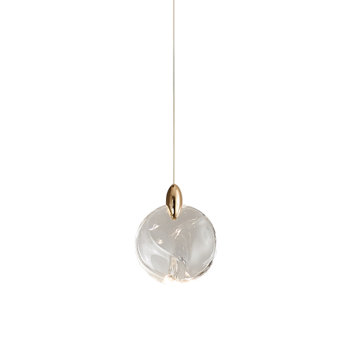 Подвесной светильник Delight Collection OD2440-1 gold/clear изображение в интернет-магазине Cramer Light