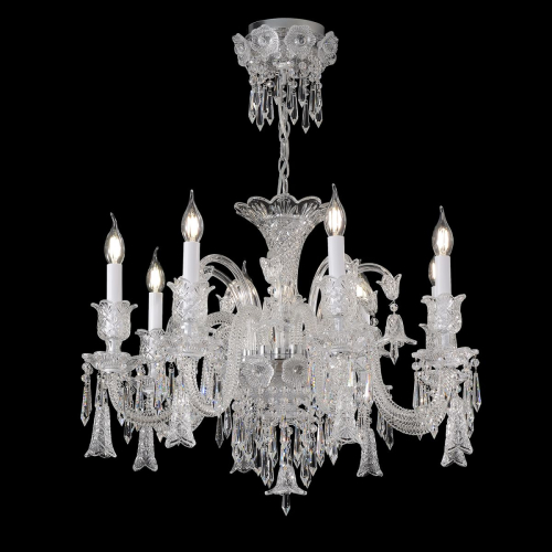 Подвесная люстра Crystal Lux VERSAILLES SP8 CHROME изображение в интернет-магазине Cramer Light фото 5