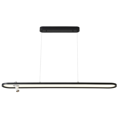 Подвесной светильник Crystal Lux CONTOUR SP45W LED BLACK изображение в интернет-магазине Cramer Light фото 2