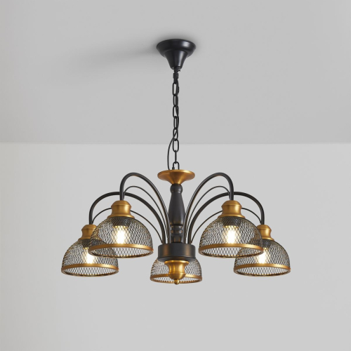 Подвесная люстра Freya Caz FR5527PL-05BBZ изображение в интернет-магазине Cramer Light фото 2