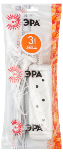 Удлинитель электрический Эра UX-3-3m Б0035748 дополнительное фото фото 2